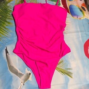 Elegant Fuchsia Women's One Piece Swimsuit new without tags